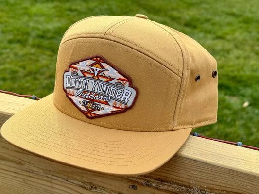 Biscuit / mustard Western SnapBack hat