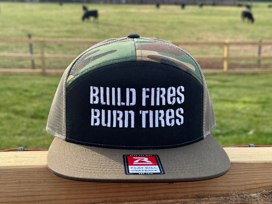 Build Fires Burn Tires classic camo